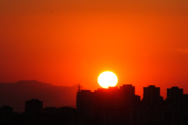 日落时间图片下载