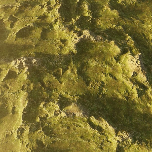 逼真的3D渲染山图片下载