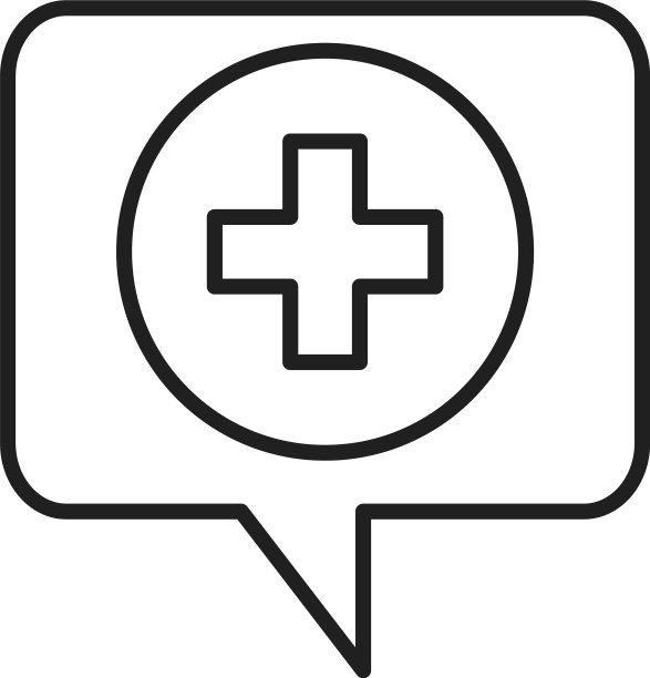 医疗援助医疗保健医院象形图图片下载