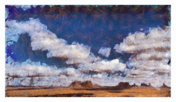 数字插图纪念碑谷亚利桑那沙漠美国图片下载