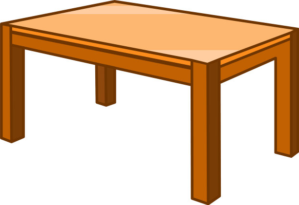 家具表孤立图片下载