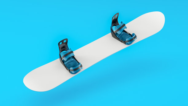 白色的滑雪板模型图片下载
