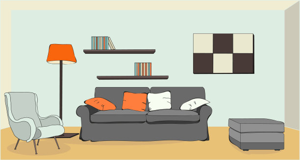 孤立的客厅图片下载