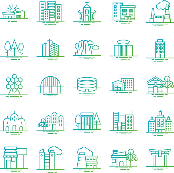 捆绑城市设置图标图片下载