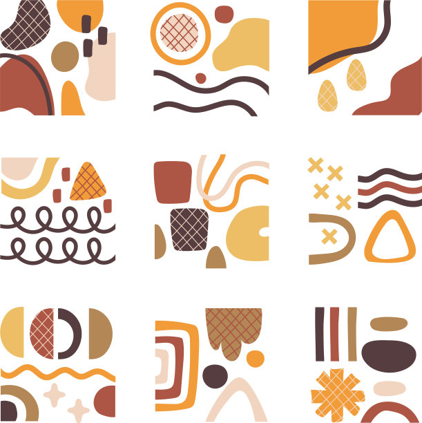 捆绑当代艺术作品设置图标图片下载