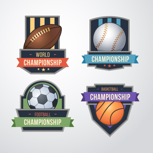 运动标志设置棒球足球图片下载