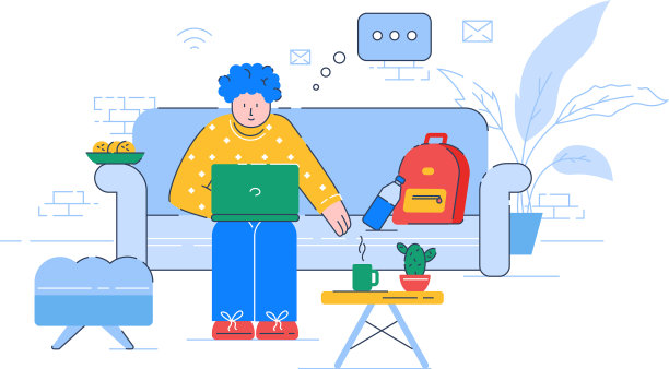 远程作业学习半平面RGB颜色图片下载