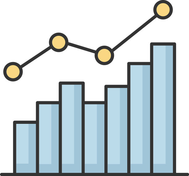 增长统计RGB颜色图标图片下载