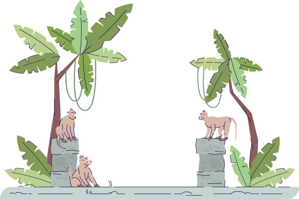 印尼神庙废墟半平坦RGB颜色图片下载