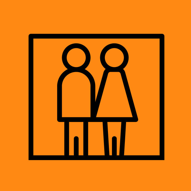 家庭图标在细线风格图片下载