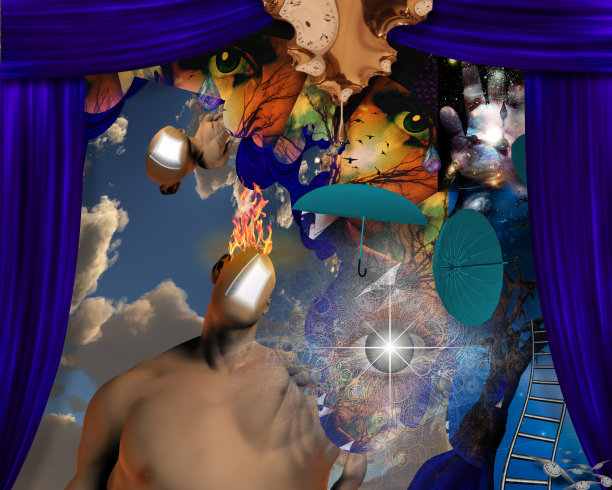 火人抽象图片下载