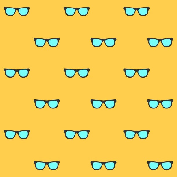 太阳镜无缝模式。图片下载