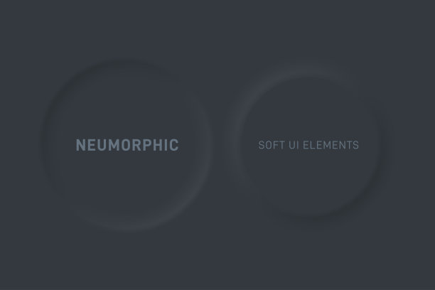 移动应用程序的用户界面元素。卡片形状在黑暗背景图片下载