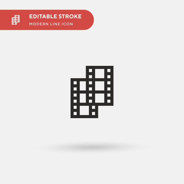 电影简单图标符号图片下载