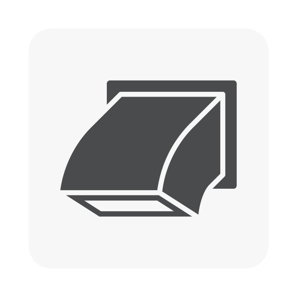 暖通空调系统风管管道图标图片下载