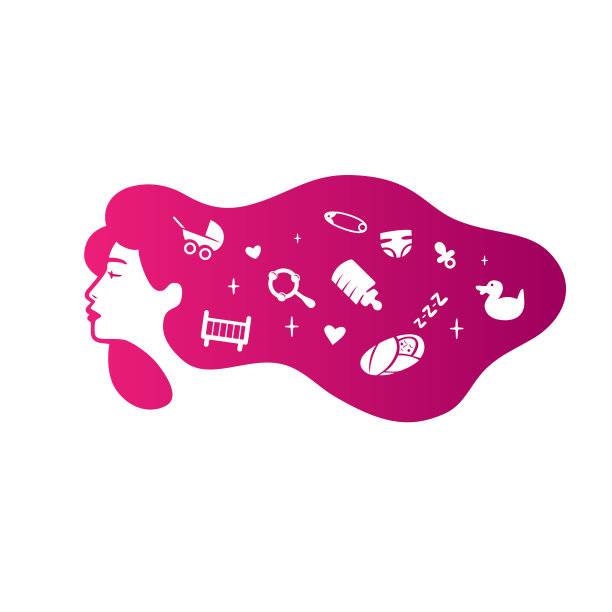 母亲，孩子，云发。图片下载