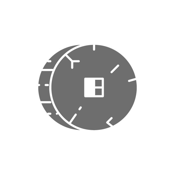 史前石轮灰色图标。白色背景隔离图片下载