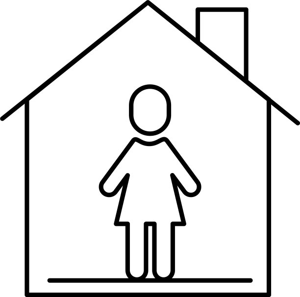 居家居家的女人是时尚偶像图片下载