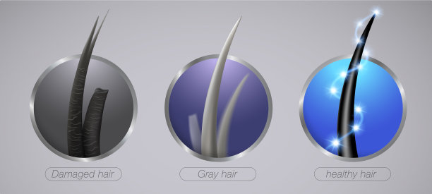 近距离强壮的头发状况图片下载