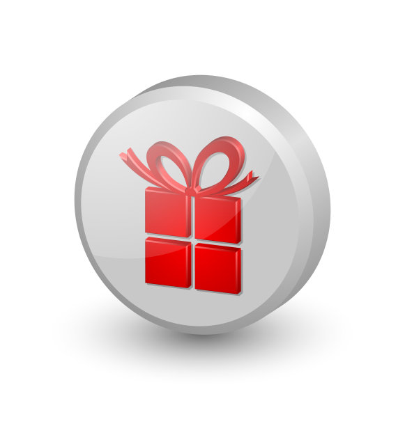 红色礼物图标图片下载
