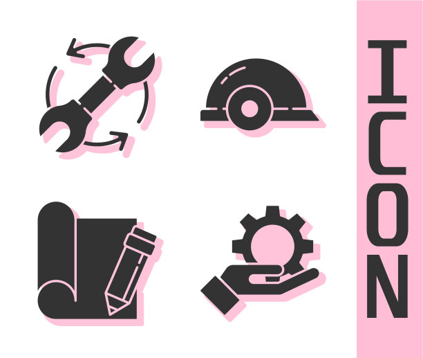 设置手扳手和箭头中的设置为图片下载