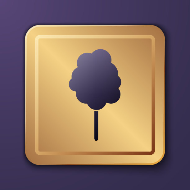 紫色棉花糖图标孤立在紫色上图片下载