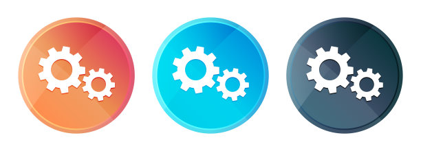 蒸汽迷雾圆形流程图标按钮插画图片下载