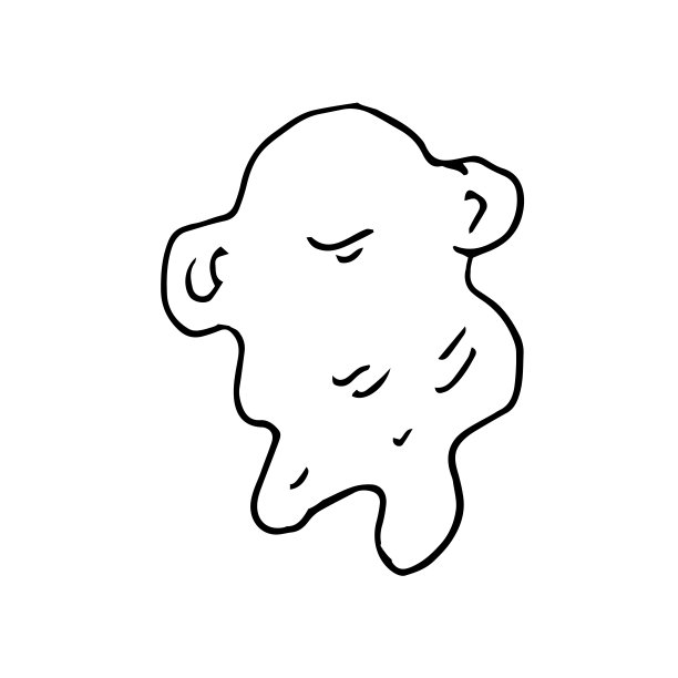 根。块茎。在白色背景上孤立的轮廓的矢量插图。为植物学书籍和设计。图片下载