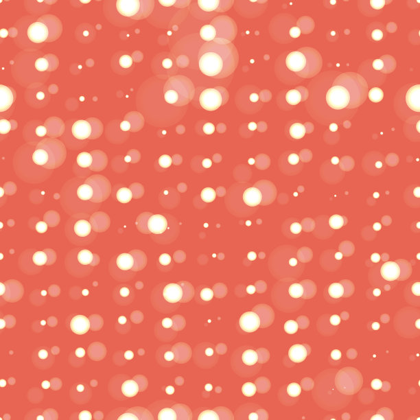 无缝图案与白色气泡在一个时尚印花，纺织品，织物，包装纸的粉红色背景。图片下载