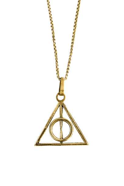 黄金吊坠孤立图片下载