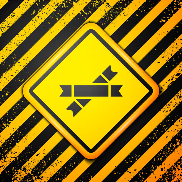 黑糖贴包图标孤立在黄色图片下载