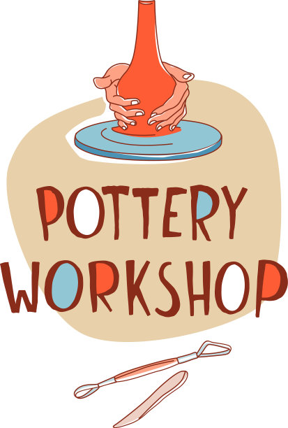 陶艺坊传统的制陶手图片下载