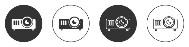 黑色放映电影电影媒体放映机图片下载