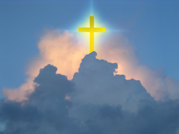 十字架散发着超自然的能量图片下载