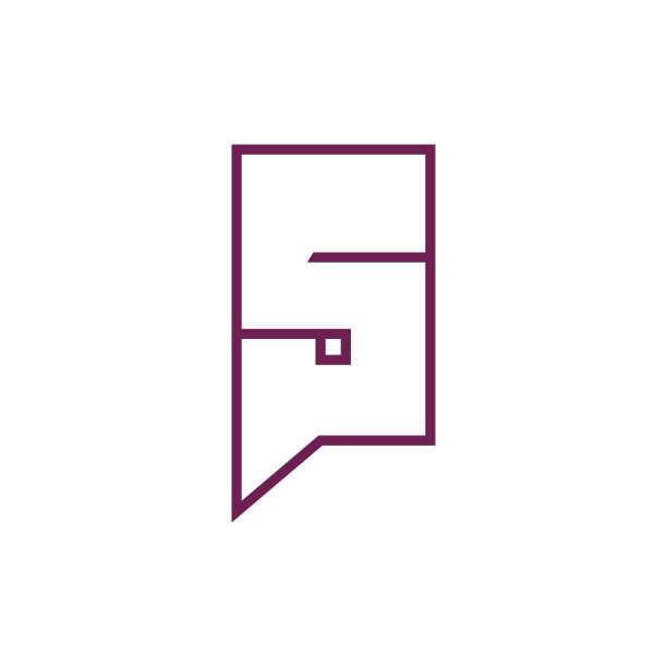 字母SP或PS标志设计模板图片下载