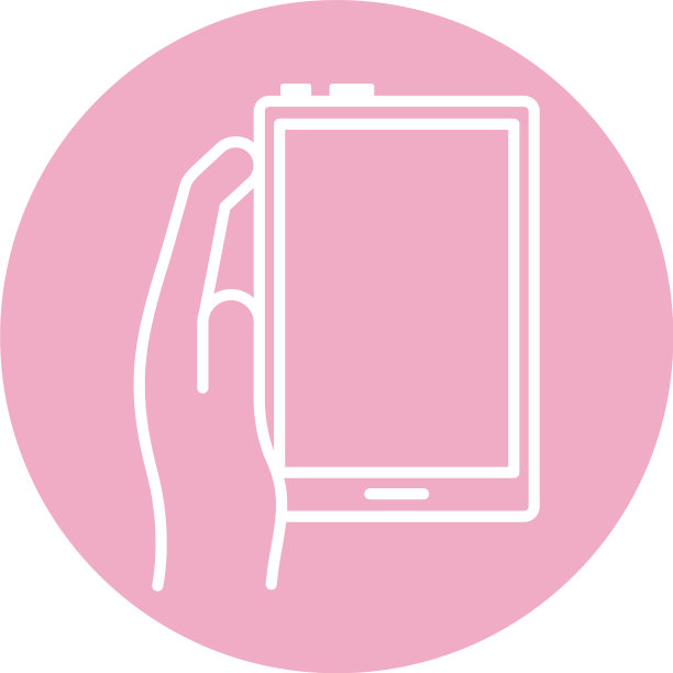 手使用智能手机设备块样式图标图片下载