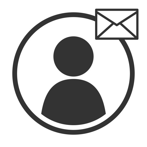用于Web和App的发送消息矢量图标图片下载