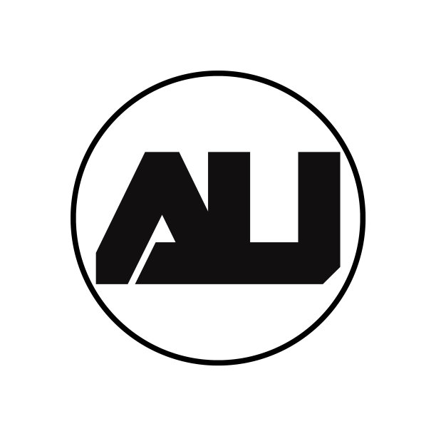 简约风格AU字母标志设计图片下载