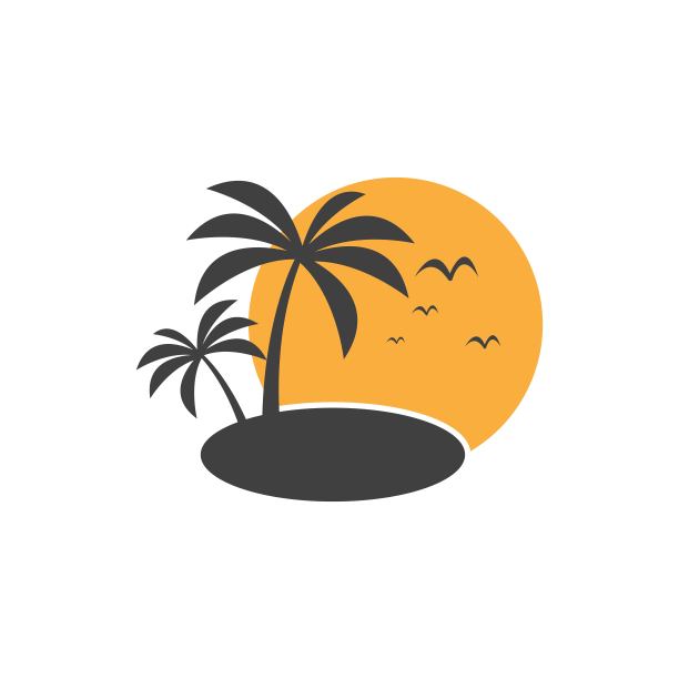 棕榈树的夏天图片下载