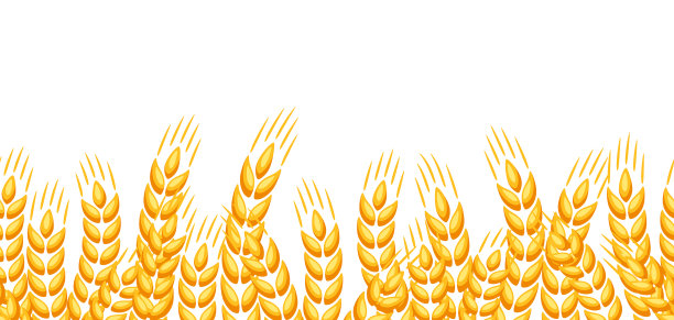 小麦无缝花纹图片下载