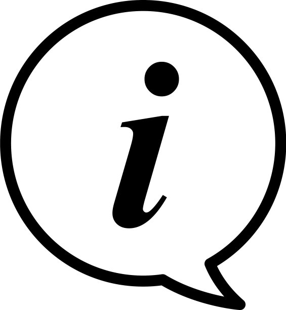 信息标志-帮助台图标设计模板图片下载