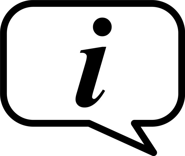 信息标志-帮助台图标设计模板图片下载