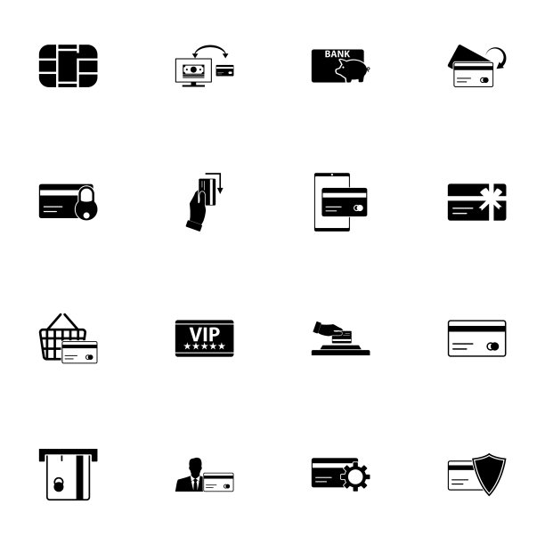 信用卡图标-扩大到任何大小-变化图片下载