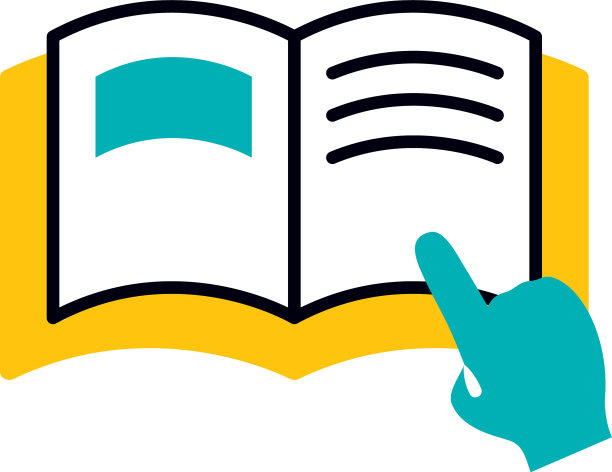 教育在线概念学术书籍和手图片下载