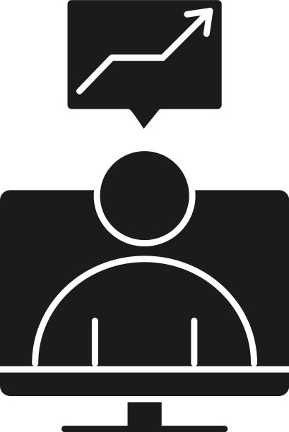 商人电脑增长箭头业务图片下载