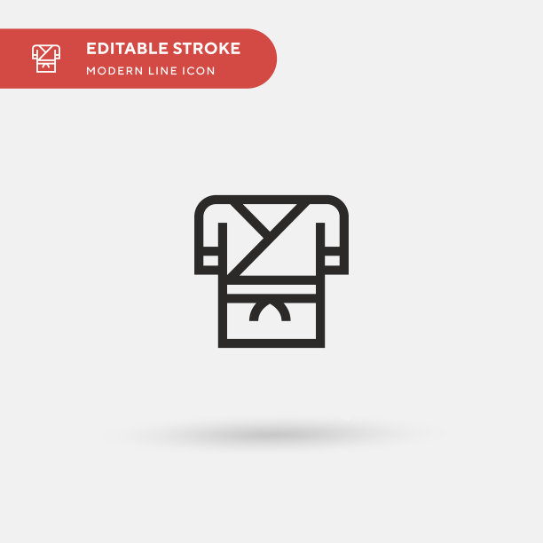 简单的空手道图标象征图片下载