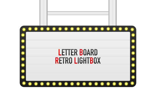 圆形招牌模拟孤立在灰色背景。圆形照明灯箱，空空间设计。图片下载
