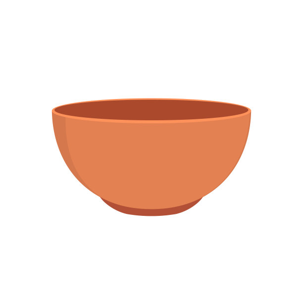 空的粘土碗图片下载