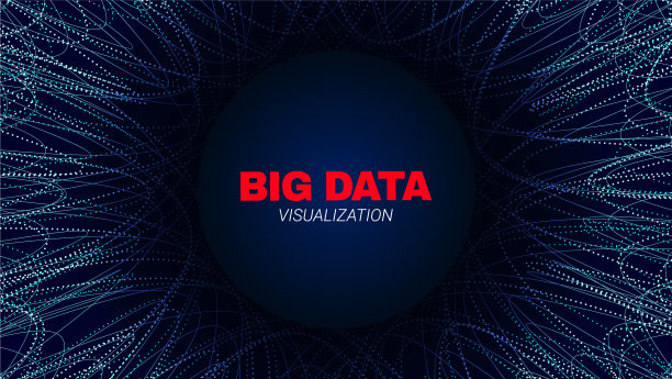 抽象数据流海报图片下载