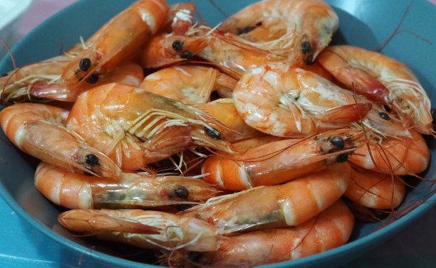 煮熟的虾图片下载